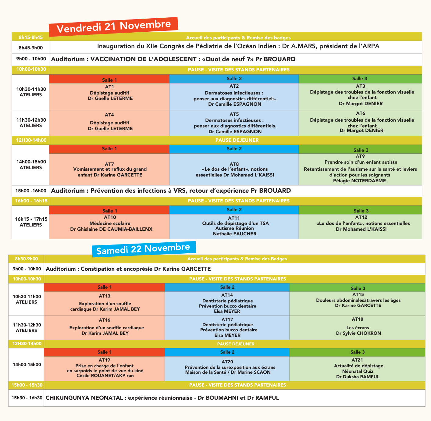 programme-arpa-2025 programme Congrès de Pédiatrie La Réunion